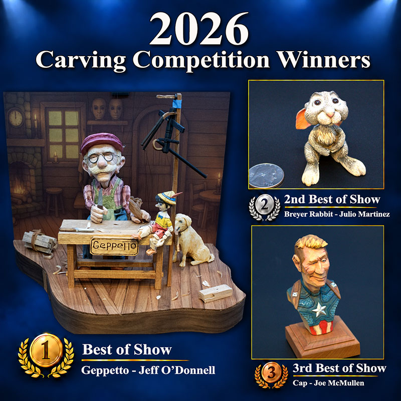 2025 National Caricature Carving Competition Winners